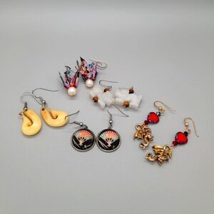 Asian Inspired Dangle Earring Lot